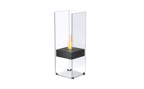 Ecosmart Fire Ghost Designer Fireplace - Black Finish